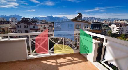 Квартира планування 6 + 1 дуплекс в мікрорайоні Пинарбаші-Анталія