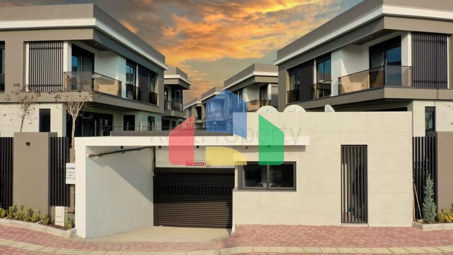 Виллы планировки 5+1 и 6+1 в микрорайоне Моллаюсуф - Анталия