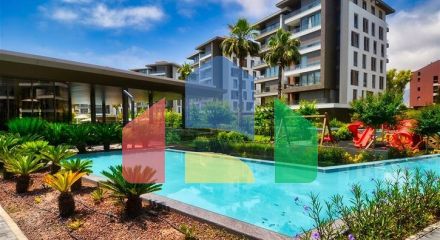 Квартира планування 3 + 1 в мікрорайоні Гюрсу - Анталія