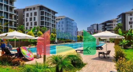 Квартира планування 3 + 1 в мікрорайоні Гюрсу - Анталія