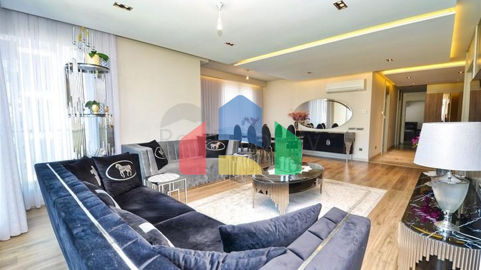 Квартира планування 3 + 1 в мікрорайоні Гюрсу - Анталія