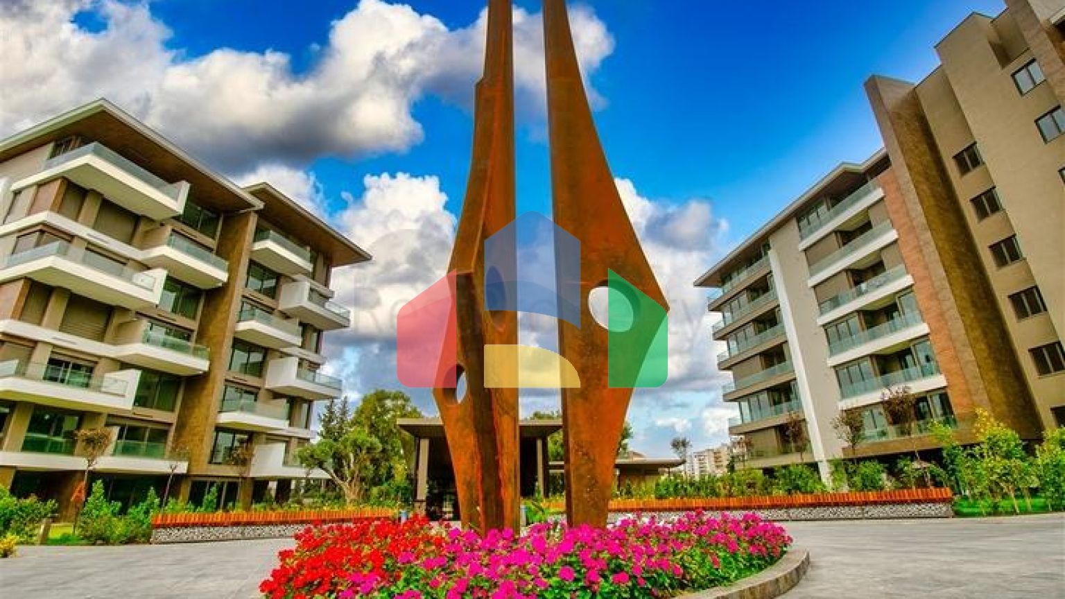 Квартира планування 3 + 1 в мікрорайоні Гюрсу - Анталія