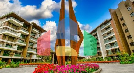 Квартира планування 3 + 1 в мікрорайоні Гюрсу - Анталія