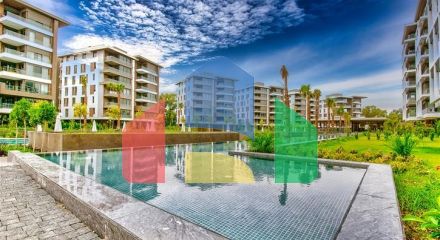 Квартира планування 3 + 1 в мікрорайоні Гюрсу - Анталія