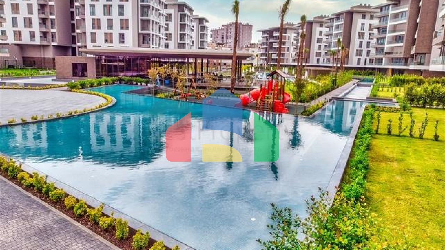 Квартира планування 3 + 1 в мікрорайоні Гюрсу - Анталія