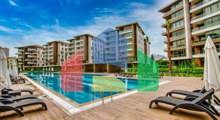 Квартира планування 3 + 1 в мікрорайоні Гюрсу - Анталія