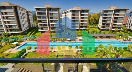 Квартира планування 3 + 1 в мікрорайоні Гюрсу - Анталія