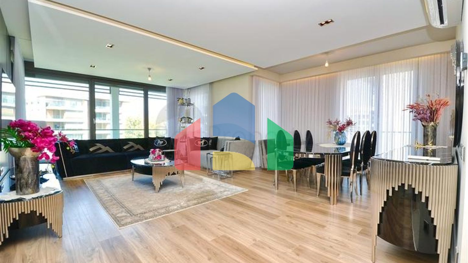 Квартира планування 3 + 1 в мікрорайоні Гюрсу - Анталія