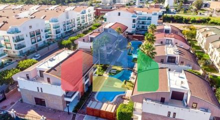 Вилла планировки 5+2 в микрорайоне Сарысу - Анталия