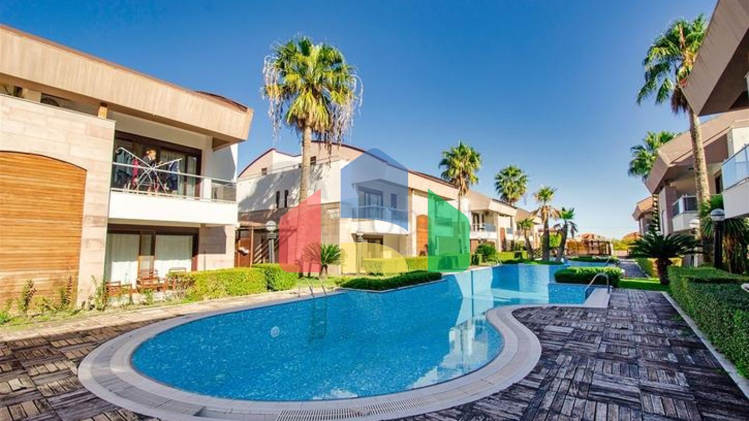 Вилла планировки 5+2 в микрорайоне Сарысу - Анталия