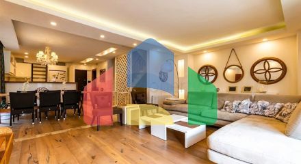 Вилла планировки 5+2 в микрорайоне Сарысу - Анталия