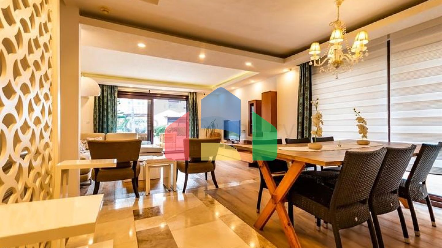 Вилла планировки 5+2 в микрорайоне Сарысу - Анталия