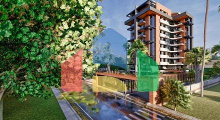 Квартиры планировки 2+1 в микрорайоне Арапсую - Анталия