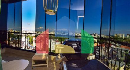 Квартира планування 3 + 1 в мікрорайоні Гюрсу - Анталія