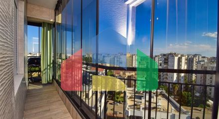 Квартира планування 3 + 1 в мікрорайоні Гюрсу - Анталія