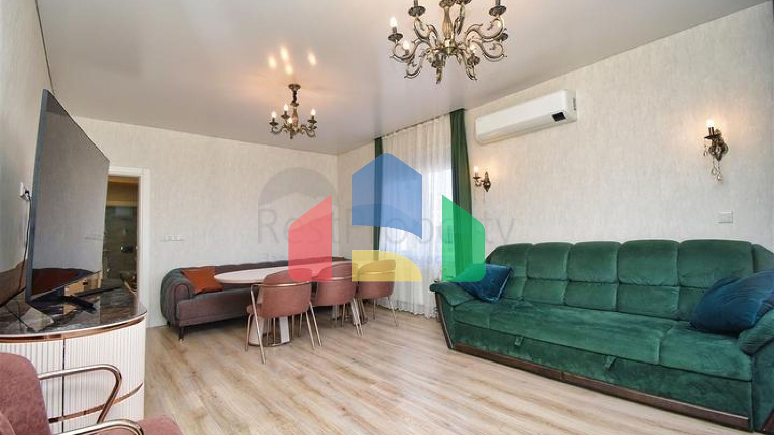 Квартира планування 3 + 1 в мікрорайоні Гюрсу - Анталія