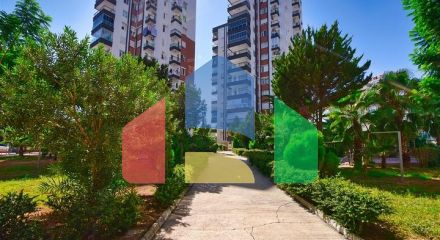 Квартира планування 3 + 1 в мікрорайоні Гюрсу - Анталія