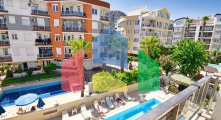 Квартира планування 2 + 1 в мікрорайоні Хурма - Анталія