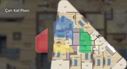 Квартиры планировки 2+1 дуплекс в микрорайоне Хурма - Анталия