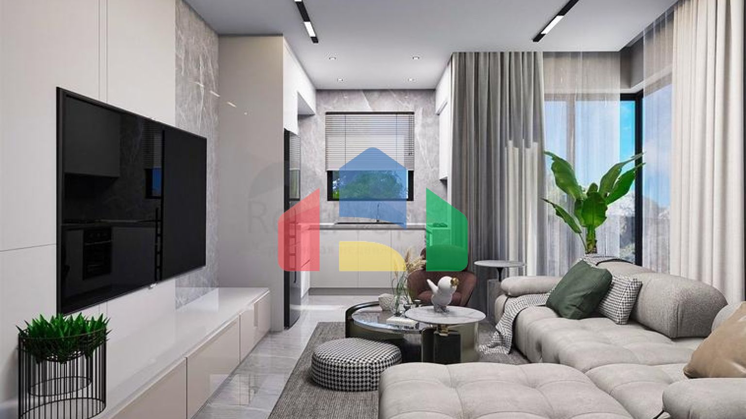 Квартиры планировки 2+1 дуплекс в микрорайоне Хурма - Анталия