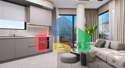 Квартиры планировки 2+1 дуплекс в микрорайоне Хурма - Анталия