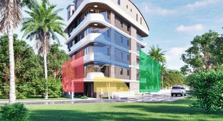 Квартиры планировки 2+1 дуплекс в микрорайоне Хурма - Анталия