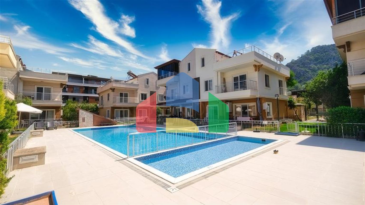 Вилла планировки 5+1 в микрорайоне Сарысу - Анталия