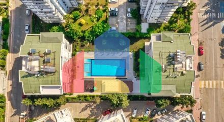 Квартира планування 2 + 1 в мікрорайоні Лиман - Анталія