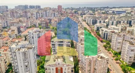 Квартира планування 2 + 1 в мікрорайоні Лиман - Анталія