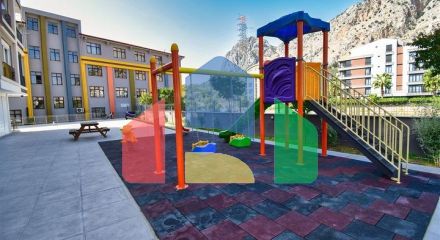 Квартира планування 1 + 1 в мікрорайоні Хурма - Анталія