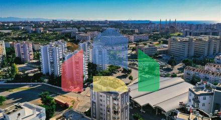 Квартира планування 4 + 2 дуплекс в мікрорайоні Сітелер-Анталія