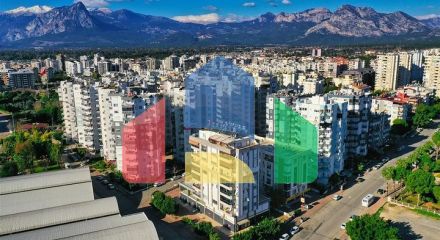 Квартира планування 4 + 2 дуплекс в мікрорайоні Сітелер-Анталія