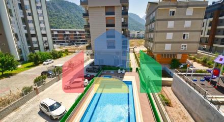 Квартири планування 1 + 1 в мікрорайоні Сарису - Анталія