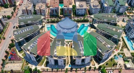 Квартира планування 2 + 1 в мікрорайоні Лиман - Анталія