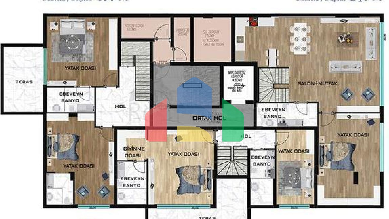 Ексклюзивний проект в мікрорайоні Гюрсу-Анталія