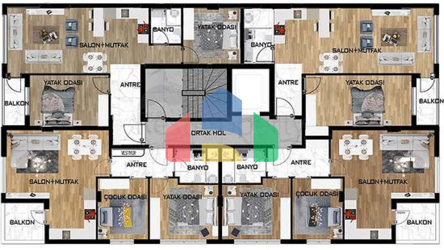 Ексклюзивний проект в мікрорайоні Гюрсу-Анталія