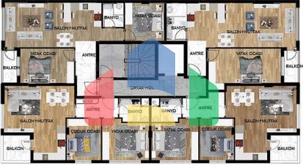 Ексклюзивний проект в мікрорайоні Гюрсу-Анталія