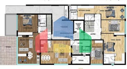 Ексклюзивний проект в мікрорайоні Гюрсу-Анталія