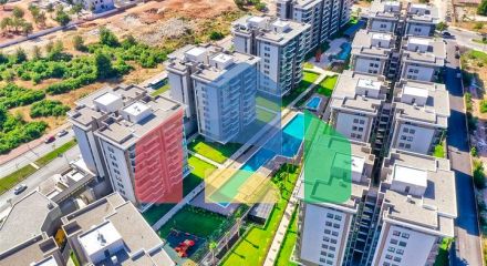 Квартира планування 3 + 1 в мікрорайоні Сітелер - Анталія