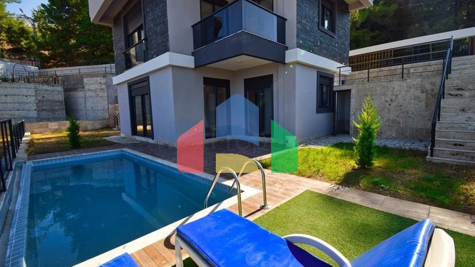 Вілла планування 3 + 2 в мікрорайоні Геікбаїр - Анталія