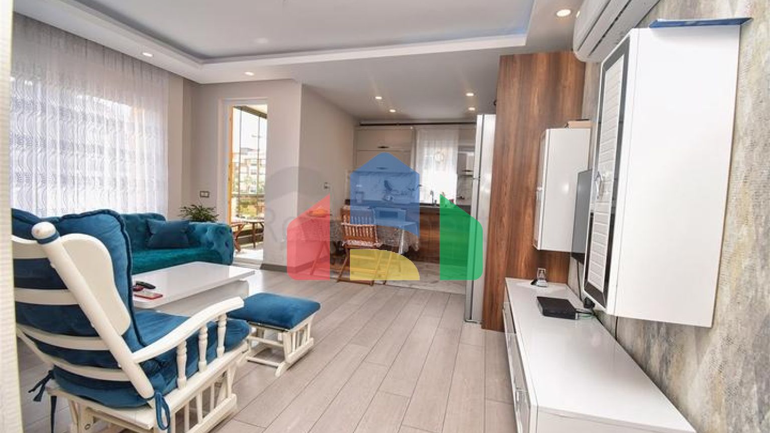 Квартира планування 1 + 1 в мікрорайоні Хурма - Анталія