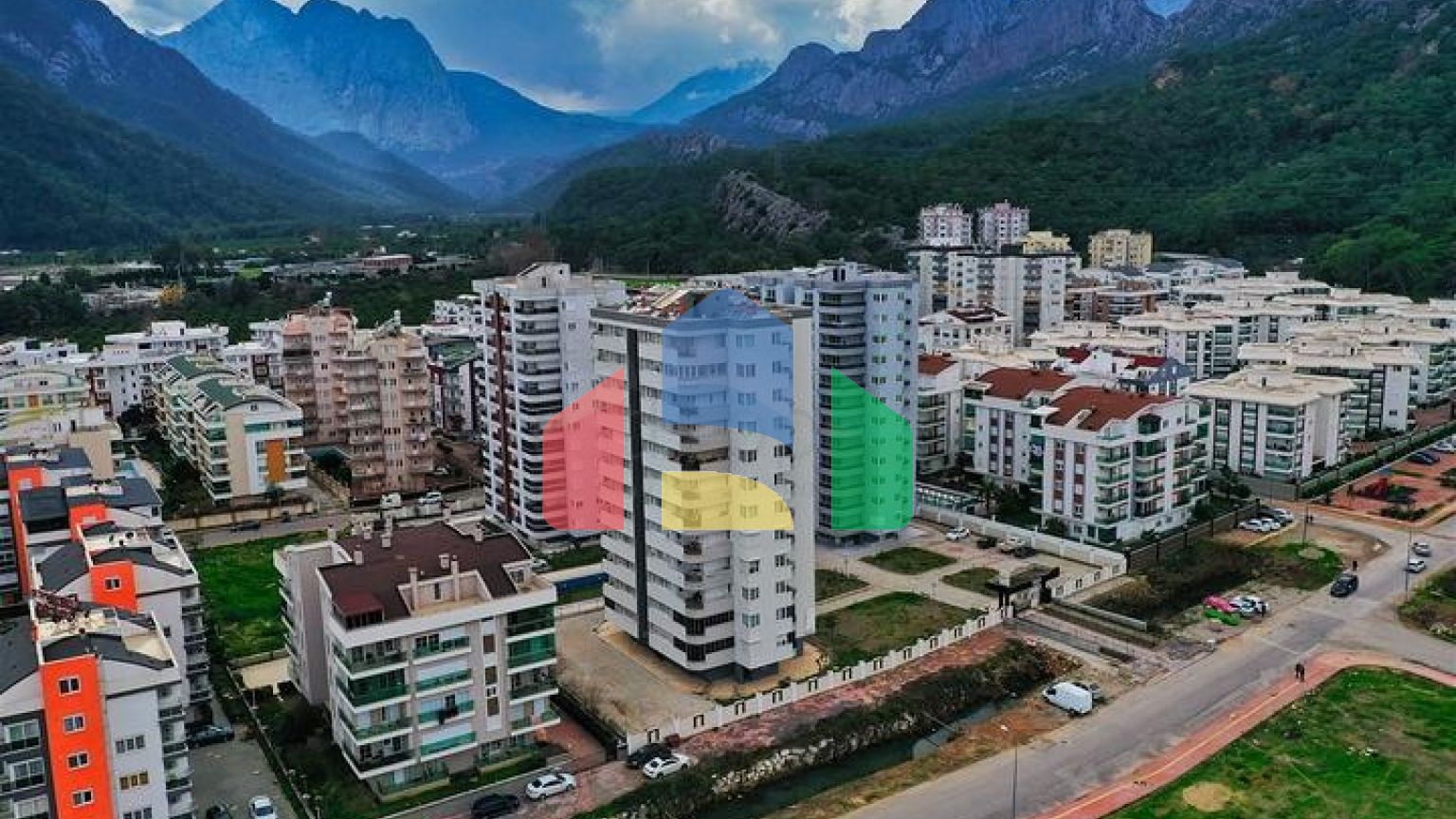 Квартира планування 3 + 1 в мікрорайоні Сарису - Анталія