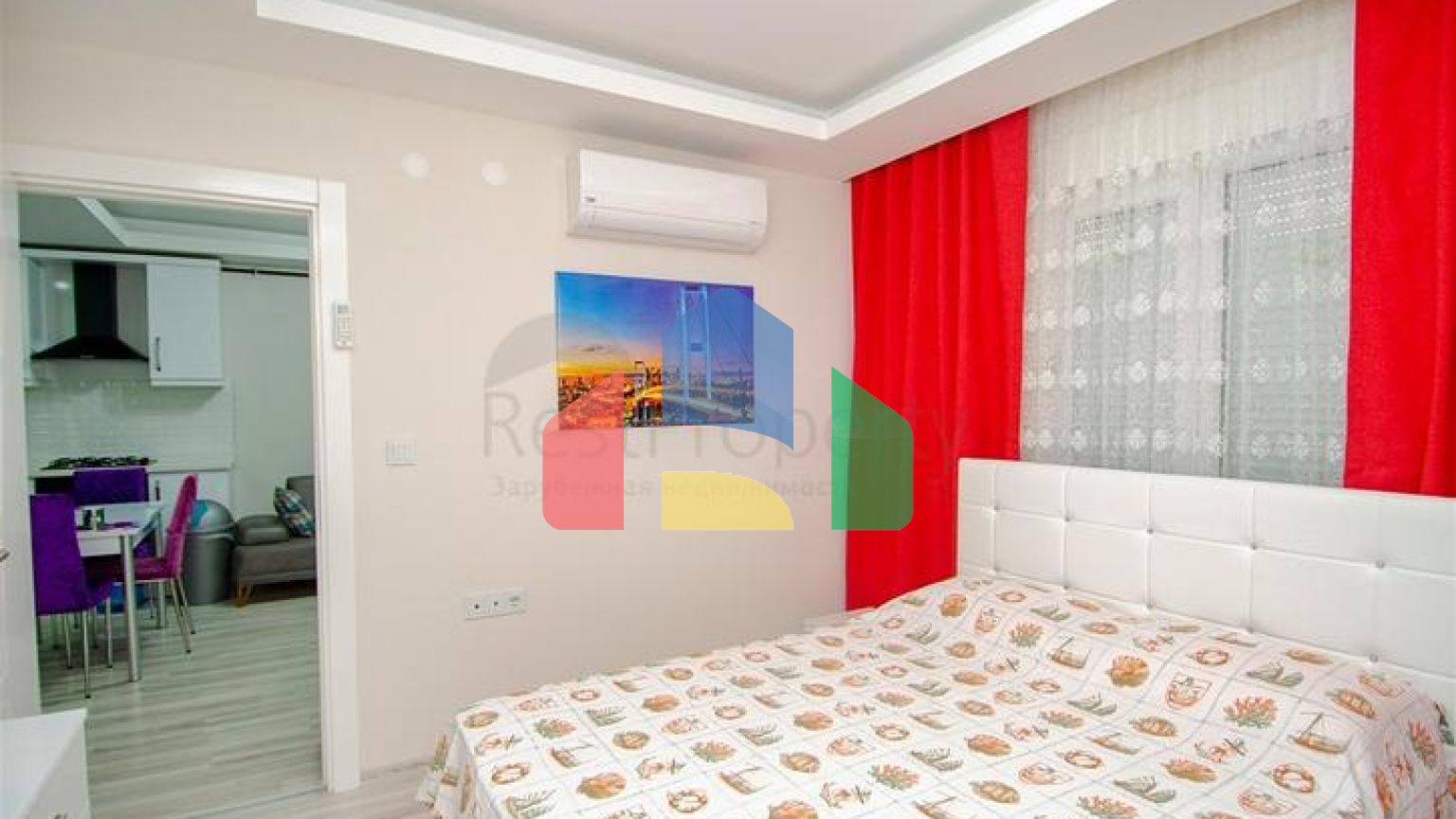 Квартира планування 1 + 1 в мікрорайоні Сарису - Анталія