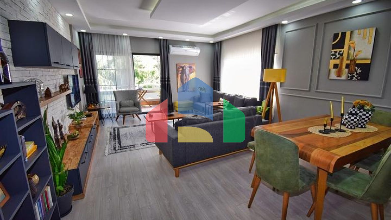 Квартира планування 3 + 1 в мікрорайоні Алтинкум - Анталія