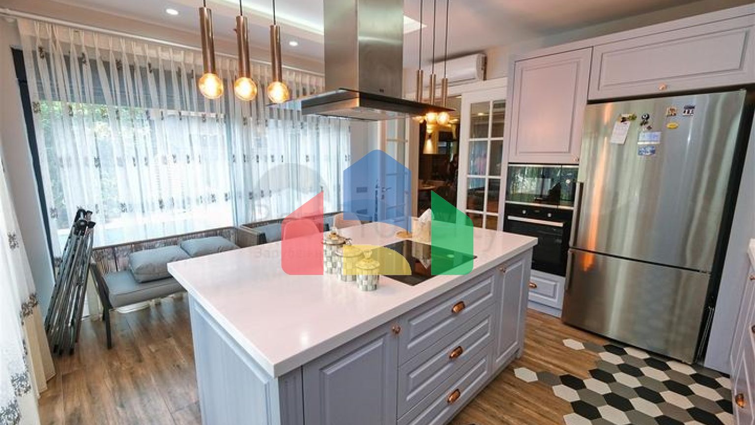 Вілла планування 5 + 1 в мікрорайоні Моллаюсуф - Анталія