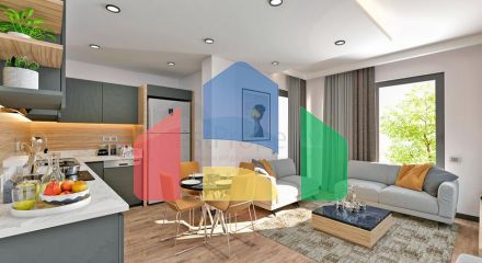 Квартира планировки 2+1 в микрорайоне Алтынкум - Анталия