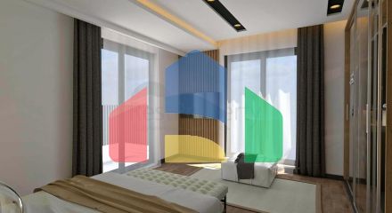Квартира планировки 2+1 в микрорайоне Алтынкум - Анталия