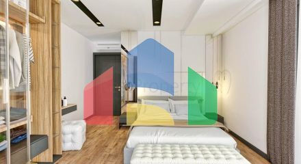 Квартира планировки 2+1 в микрорайоне Алтынкум - Анталия