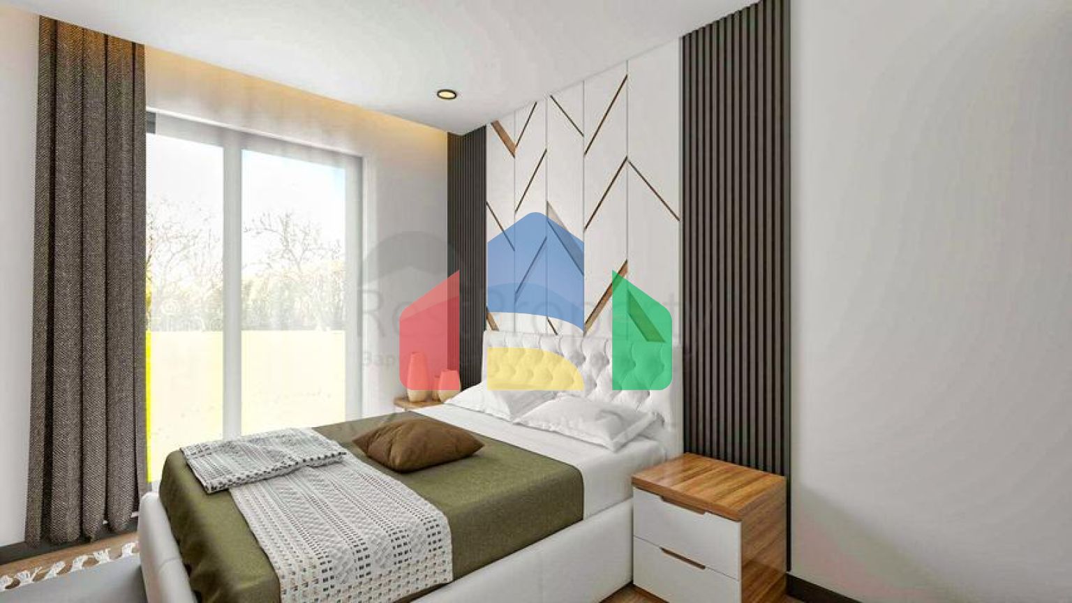 Квартира планування 2 + 1 в мікрорайоні Алтинкум - Анталія