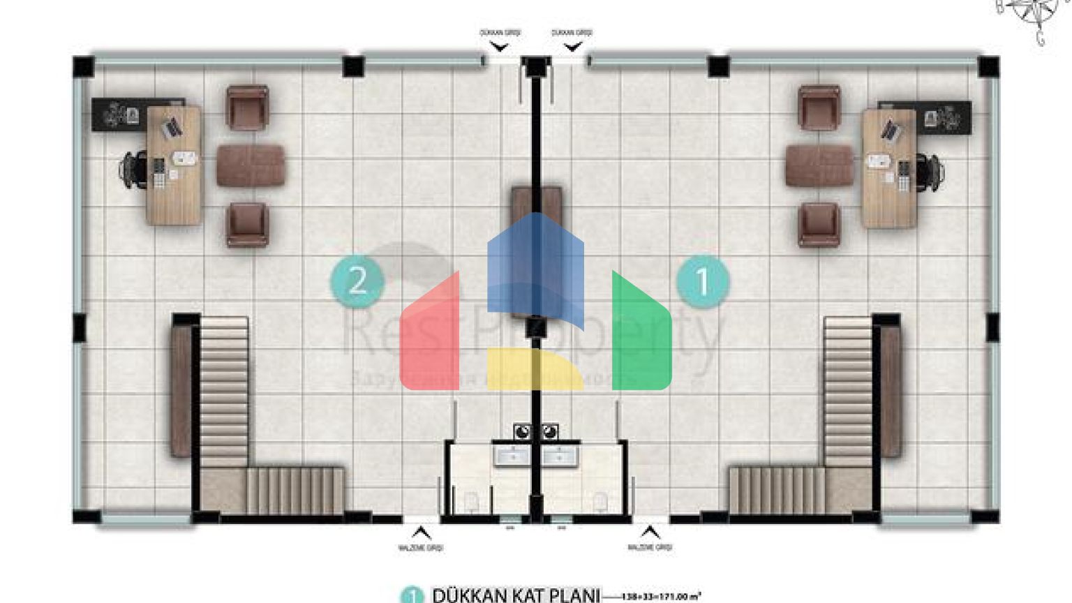 Инвестиционный проект в микрорайоне Сарысу - Анталия
